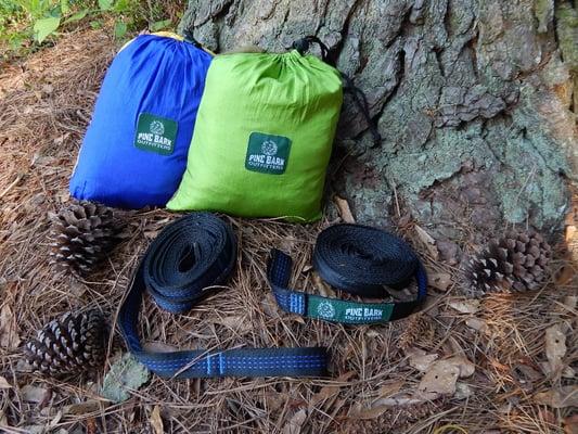 Lightweight hammocks and durable tree straps