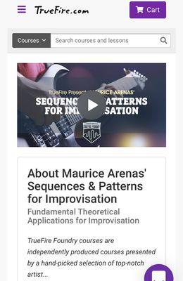 Maurice Arenas new guitar instructional video.