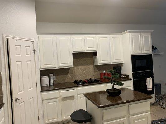 Finish cabinets