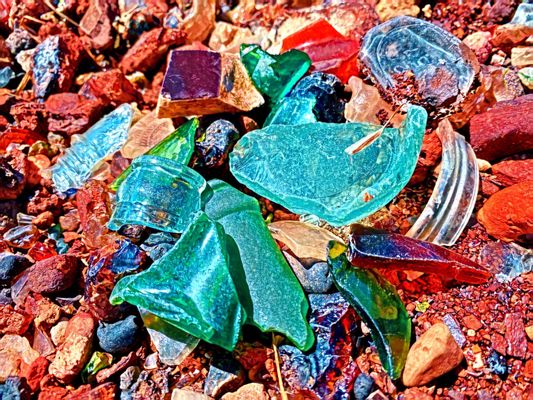 Glass beach