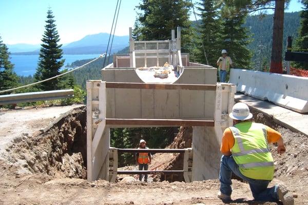 NSBB install at Lake Tahoe, California