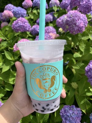 Taro bubble tea