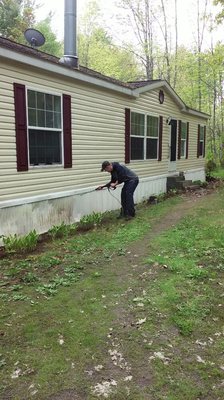 Pressure washing