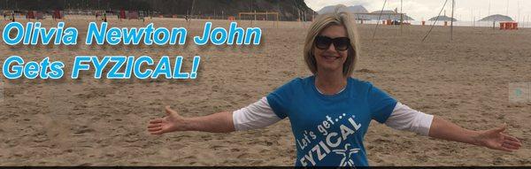 Olivia Newton John gets FYZICAL!