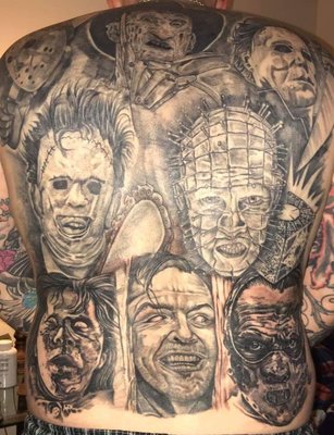 Horror backpiece by Gil