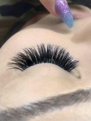 Mega Volume lash extensions