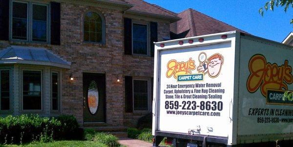 JOEY'S offers expert residential carpet cleaning, upholstery cleaning, tile cleaning and on-location drapery cleaning.