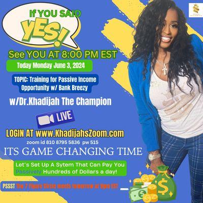 Its Game Changing Time - When you said yes - its time to say yes - to you - text 'yes' 770-545-0525