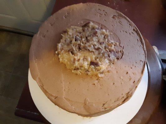 German chocolate cake