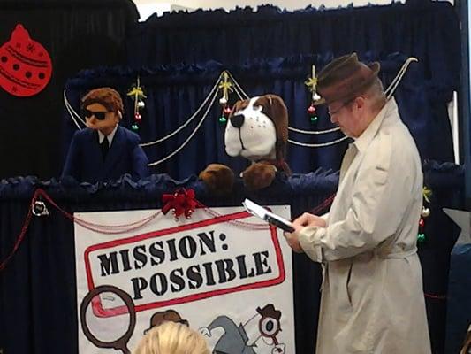 Mission: Possible with Sacred Agent Man, Sam Saint and his Saint Bernard, Bernard. Every 2nd Sunday of each month in room 5/6.