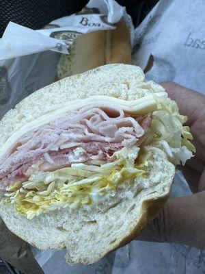 3. Ham, Genoa Salami and Provolone