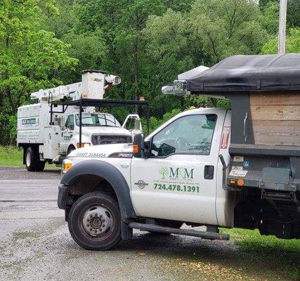 75' forestry bucket,  dump,  stump grinding and much more!