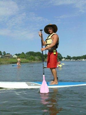 standup paddleboard in style