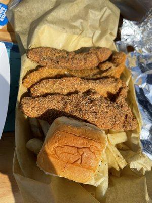 Cajun Catfish Basket