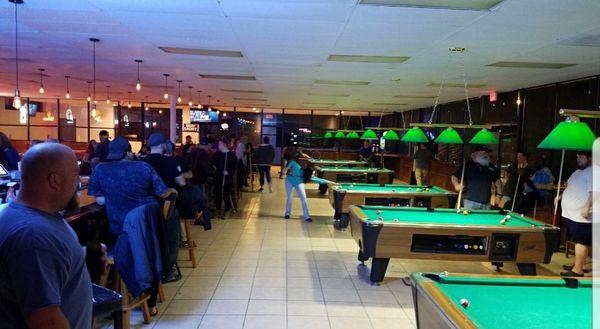 Free pool every Wednesday. Weekly tournaments and APA leagues.