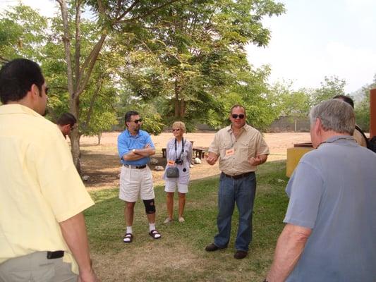 J Paul Tucker visits Christopher Mey at the Rocky Patel Premium Cigar factory in El Paraiso, Honduras.