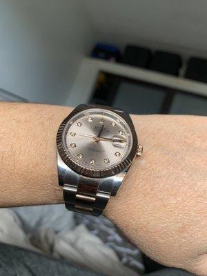 Rolex Datejust rose gold bi-metal