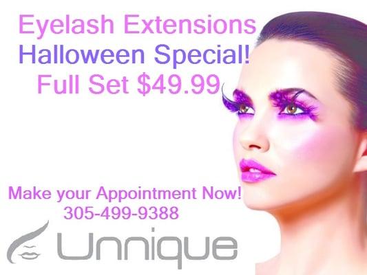 Continuing the Halloween Special! Call us now to book your appointment!