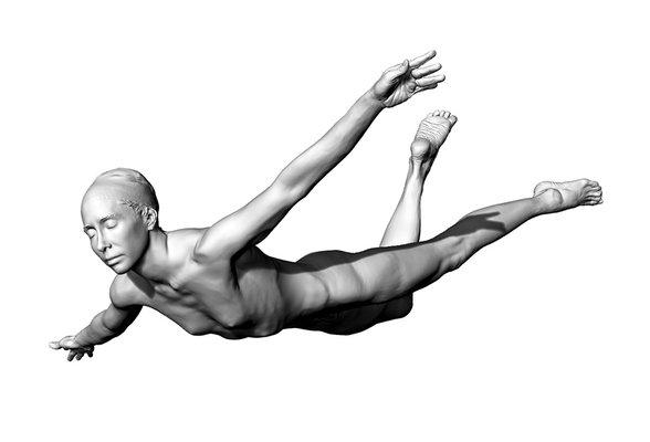 3D scan of live model