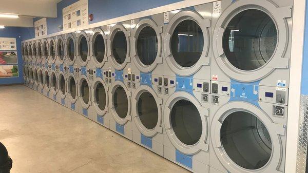 Largest and fastest dryers in Lowell - 20 minutes is all it takes.