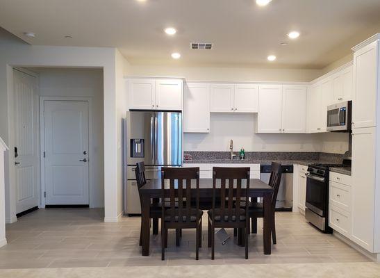 Vertical placement of tile in front of Pantry, on the right side (opposite of our horizontal agreement)