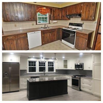 Before & After of our project!