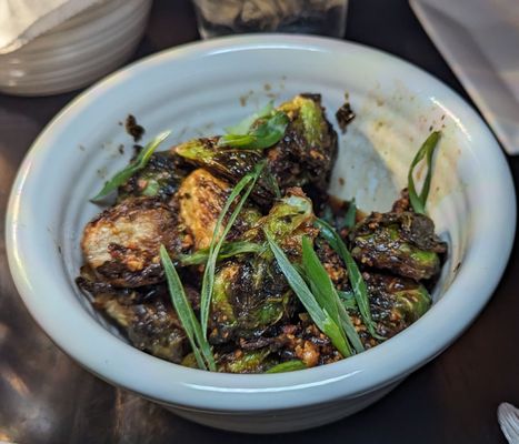 General Tso's Brussel Sprouts