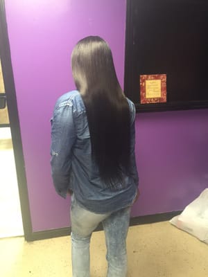 Brazilian straight installed and purchased here.