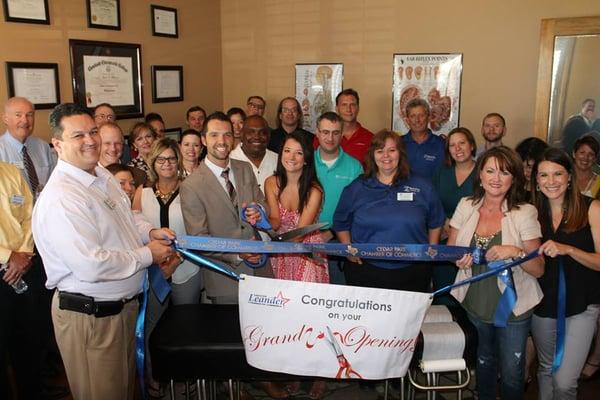 Ribbon Cutting with Cedar Park and Leander Chamber of Commerce