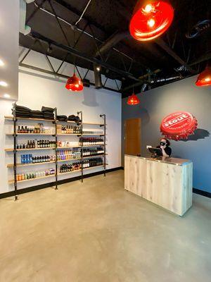 Stout Bottle shop tenant improvement and interior design