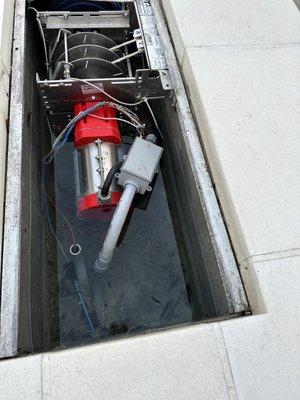 Pool cover motor flooded, wiring trashed. Pacific Sun promised repair three times over six months with no follow-through.