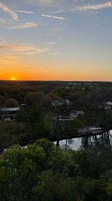 Sunset from our balcony