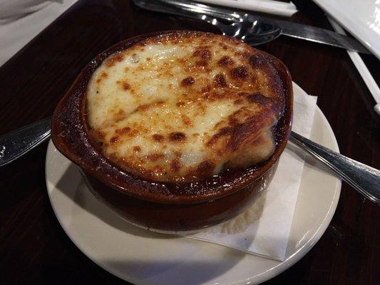 French onion soup, very good!!