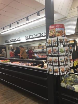 Meat/Seafood Department inside