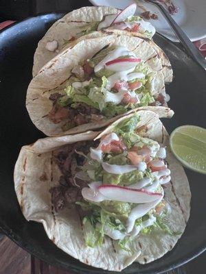 Beef tacos