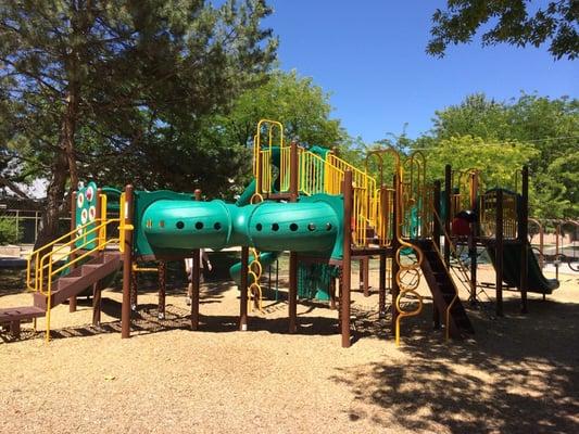 The play structure at Lions Park