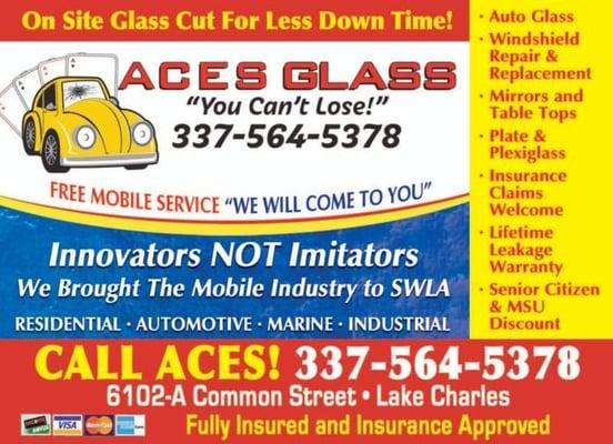 All your glass Needs! Over 30 years experience!