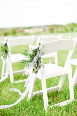 Outdoor Ceremony Seating... Photo Credit: Joffoto