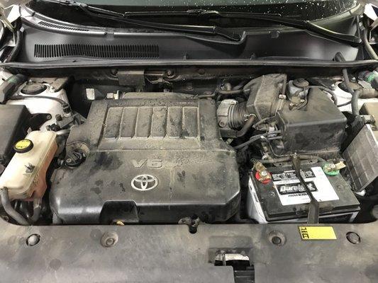 RAV4 engine at 111,000 miles