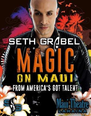 Back by Popular Demand! Magic on Maui with world-renowned illusionist Seth Grabel! Magic for all ages!