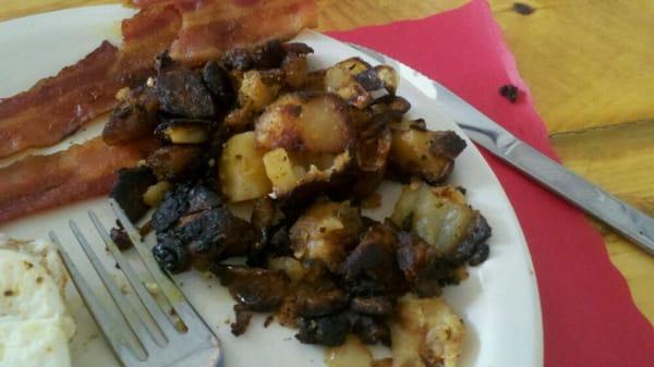 The homefries we were served. Gross