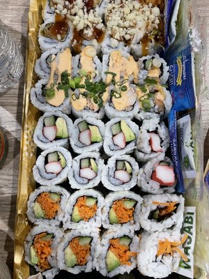 Sushi platter