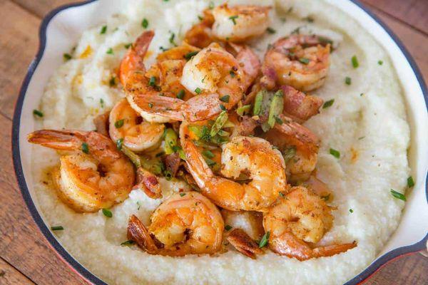 Grilled Shrimp and Grits