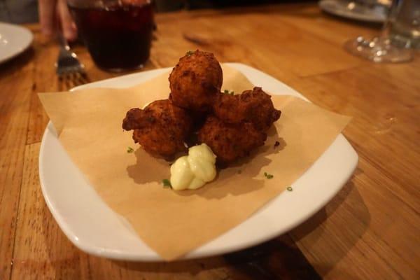 Salt cod fritters