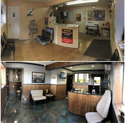 Before and After Garage Rehab