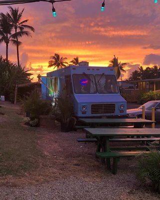 Kahuku truck sunset