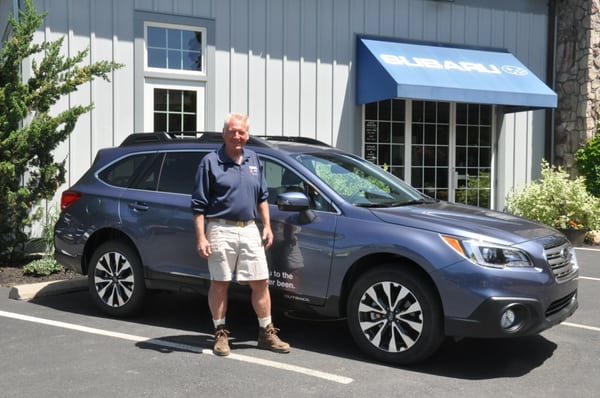 Lewis and the 2015 Subaru Outback