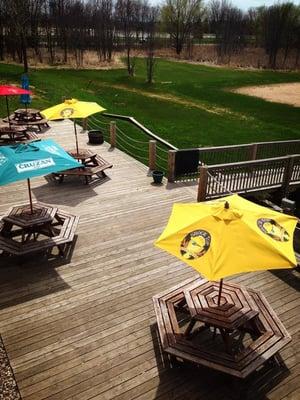 Enjoy a beverage on the Patio & play volleyball or horseshoes in the large yard.