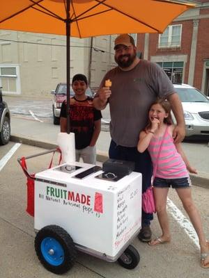 Fruitmade handcrafted frozen pops in spanish we call them Paletas