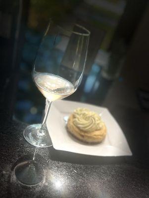 Key lime pie, Chardonnay